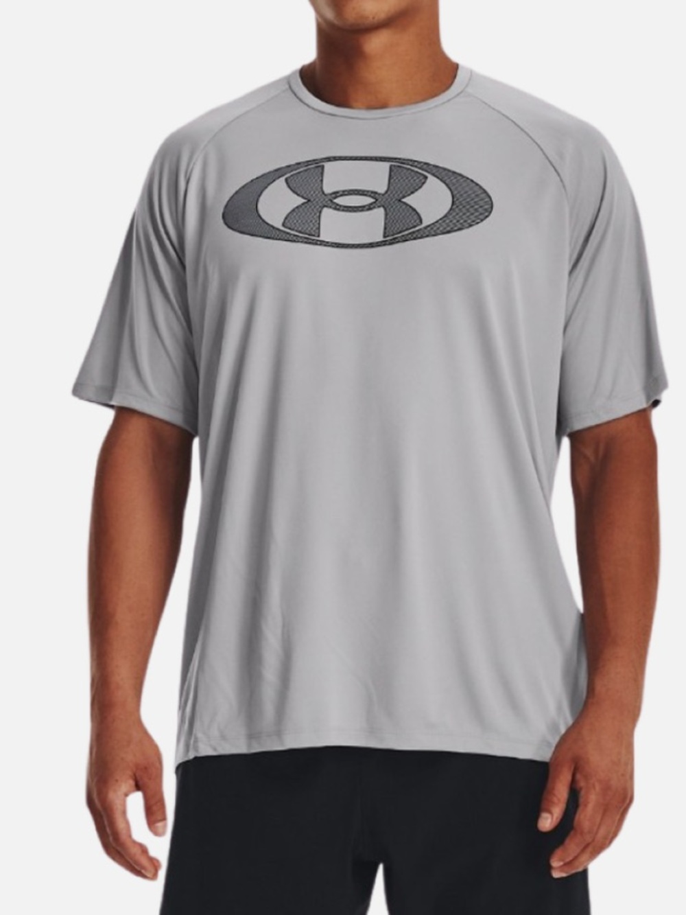 NEW Under Armour Men's UA Tech Velocity 2.0 Graphic Print T-Shirt Grey size M